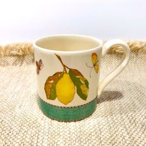 Vintage Wedgwood Sarah’s Garden Citrus Green Large Mug 12 oz